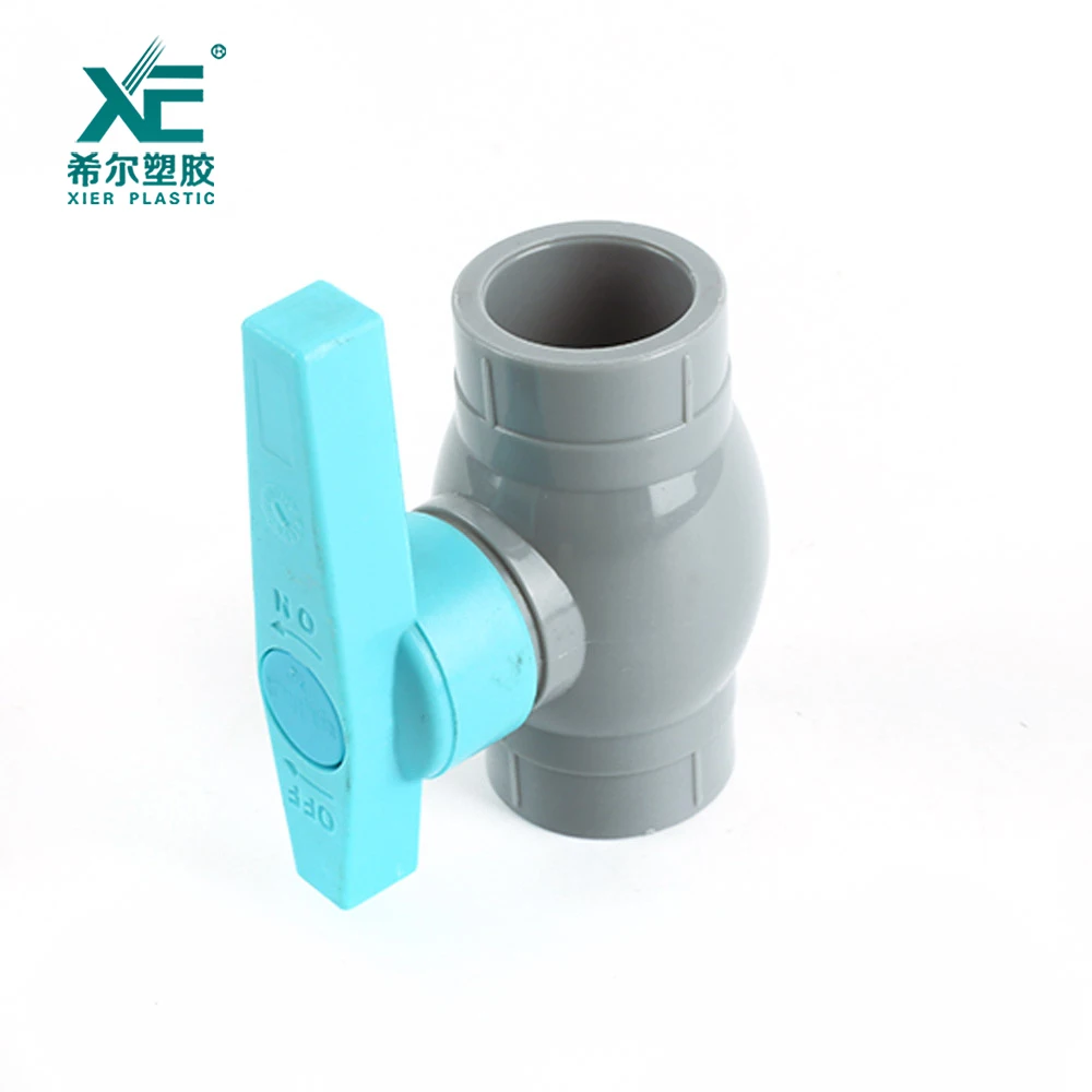 Excellent quality durable free sample pvc plastic ball valve