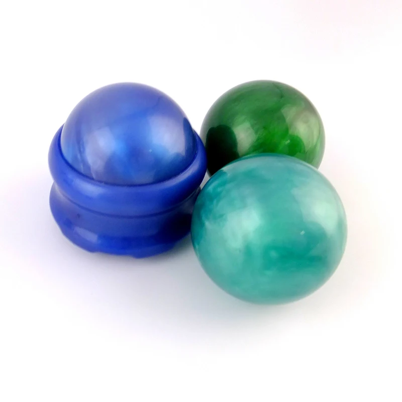 Handheld resin massage ball roller release neck and foot frozen ice and heat therapy ball cold massage massage product
