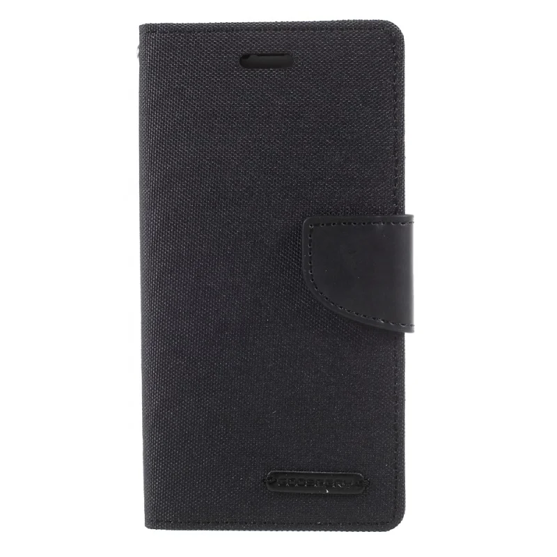 Original Brand Mercury Goospery Canvas Diary Case For Iphone X Card Slot Canvas Phone Case For Goospery Flip Cover