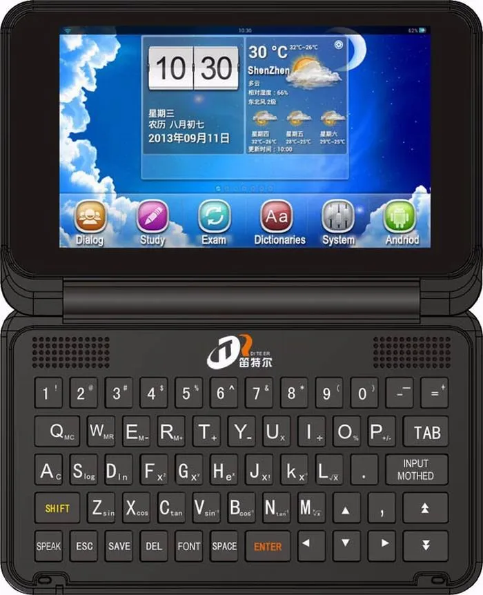 
Самый компактный и практичный электронный словарь раскладушка с приложением 