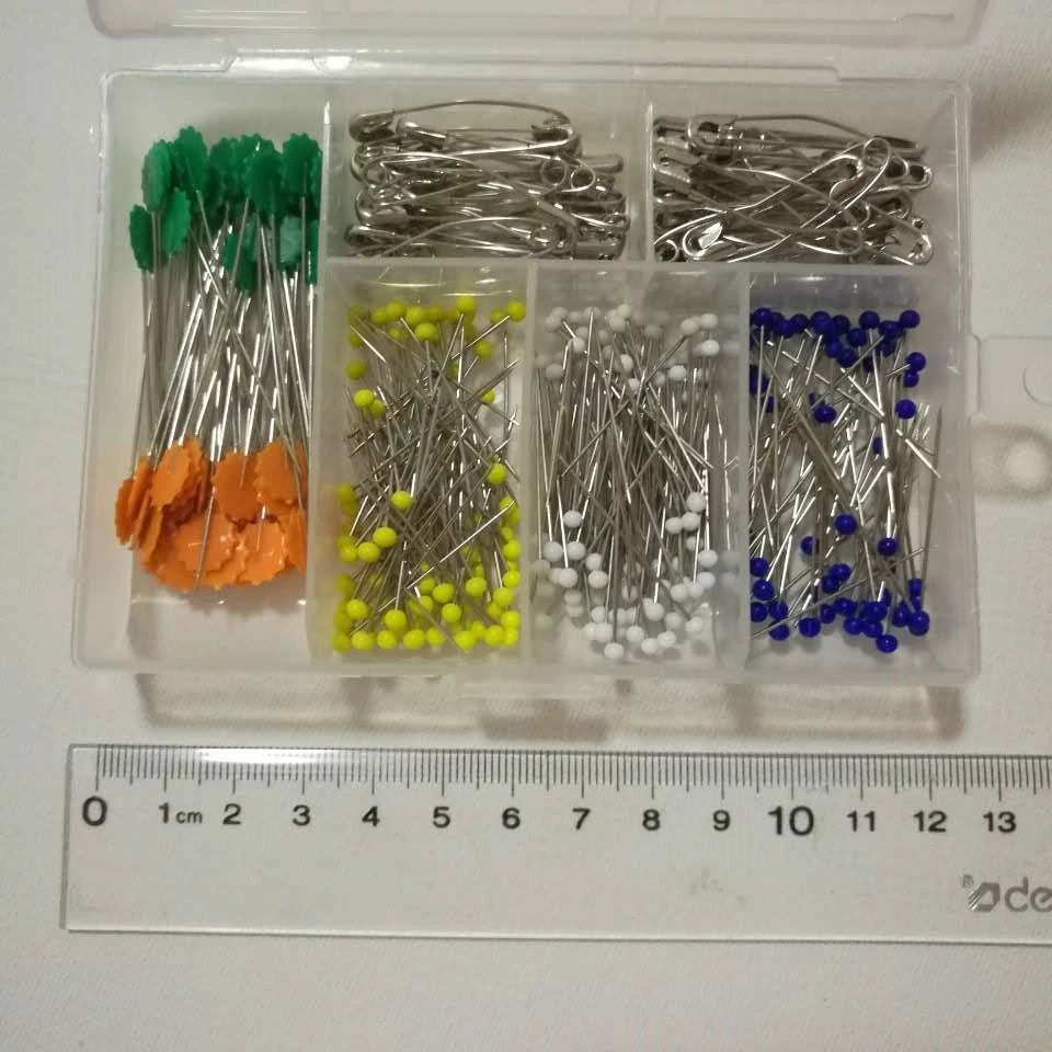 Dressmaker Sewing Pin Round Head Pearl Corsage Decor Straight Pins