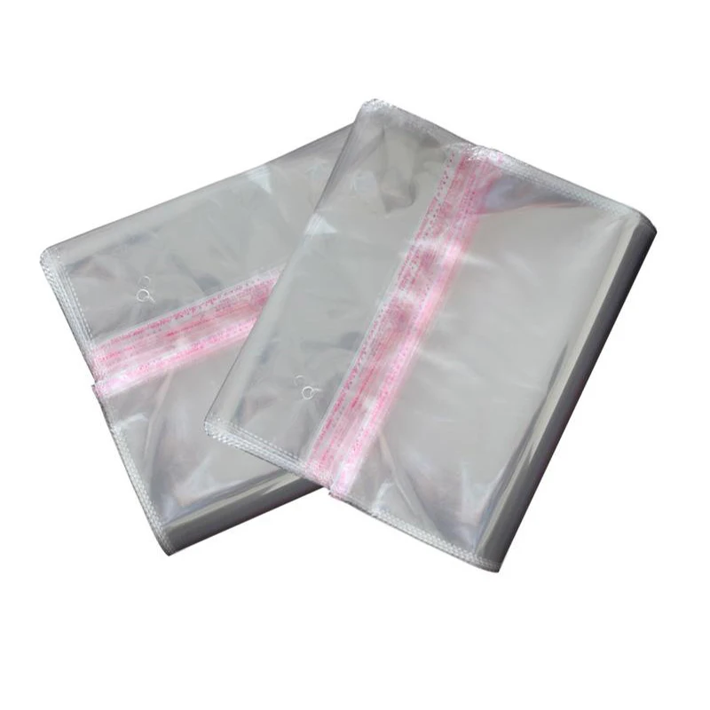 
Best Quality Self Adhesive Food Grade Safe Clear Eco-friendly Fashion BOPP Bag Cloth Plastic Bag 