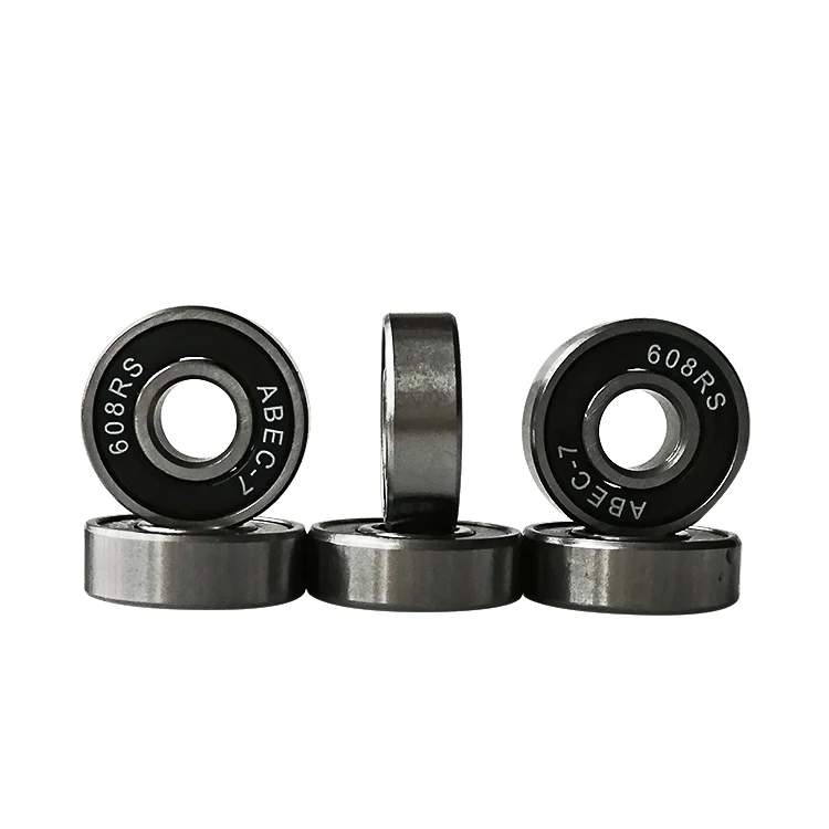 Wholesale Cheap 608 ABEC-7  skate longboard bearing with square plastic box
