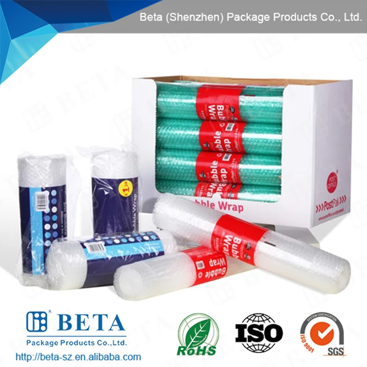 cheap colored plastic air bubble film roll, bubble sheet