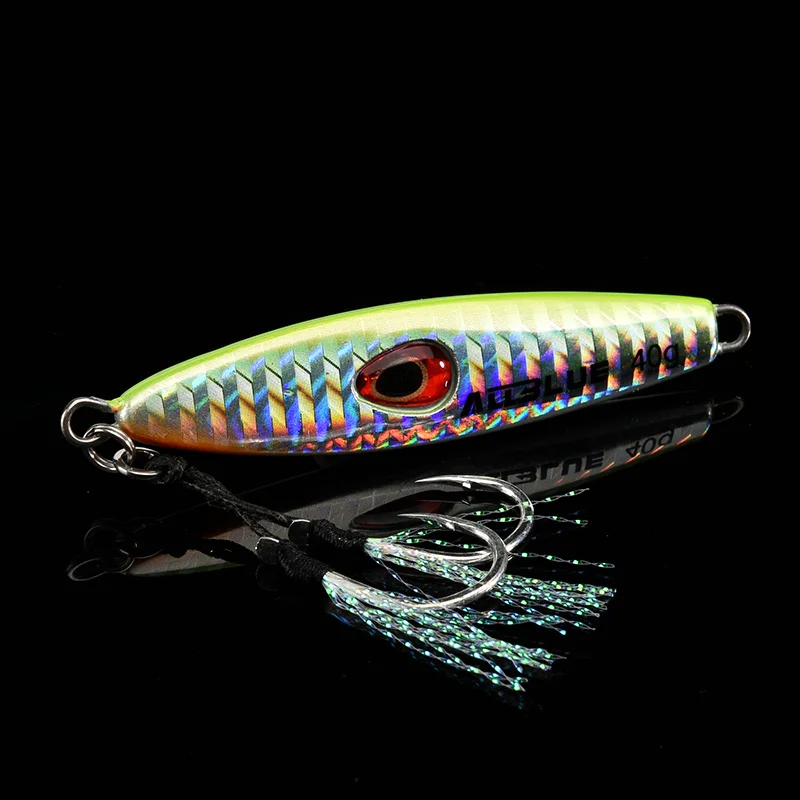 ALLBLUE 15g 28g 40g LUCKY JACK Saltwater Jigging Fishing Lure Metal Slow Jig