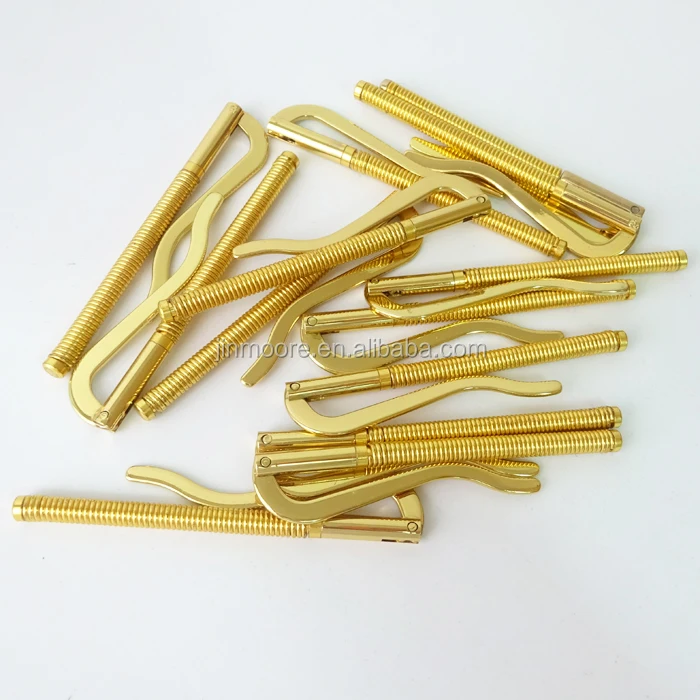 BMC01 4 Colors Brass Tie Bar Spring Money Clip Clasp For Men Wallet