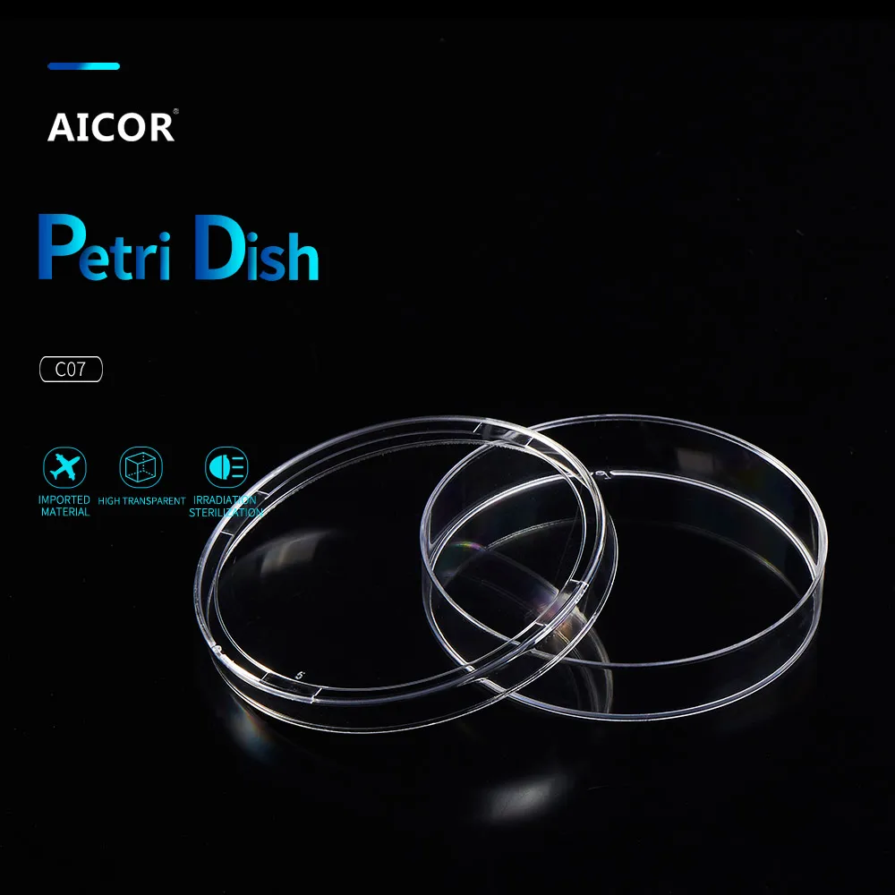 7cm 70mm Petri Dish PS Sterile laboratory Medical Plastic Product Tissue Culture Vessel Cell culture