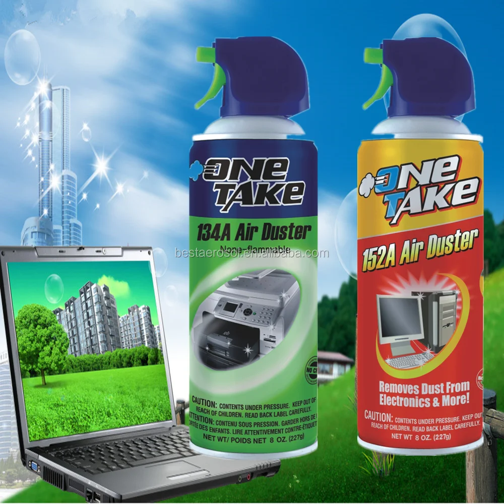 
 134A - non flammale 152A Air duster распылительная камера len & keyboardn  