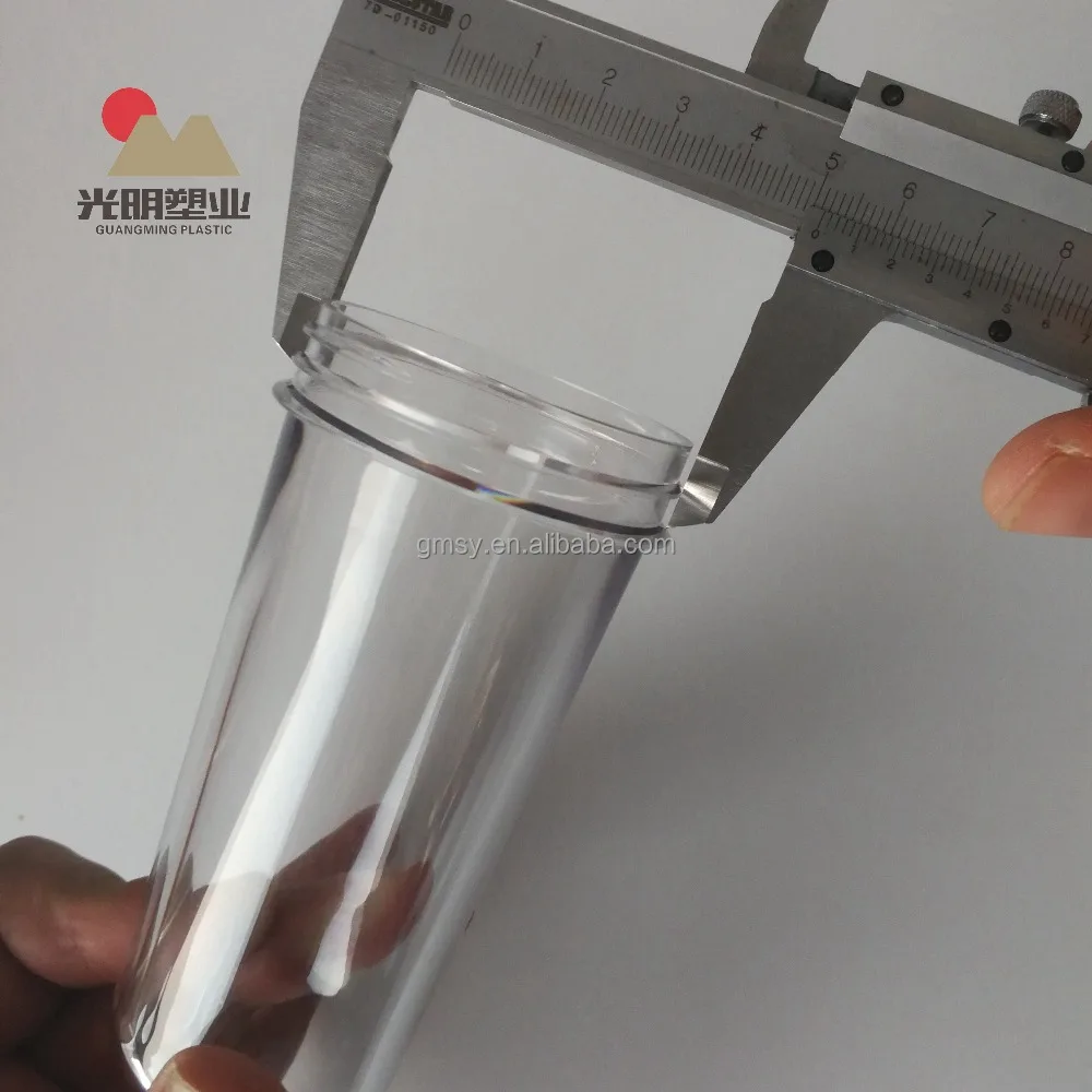 100% Virgin PET 52mm clear preform for tablet plastic bottle