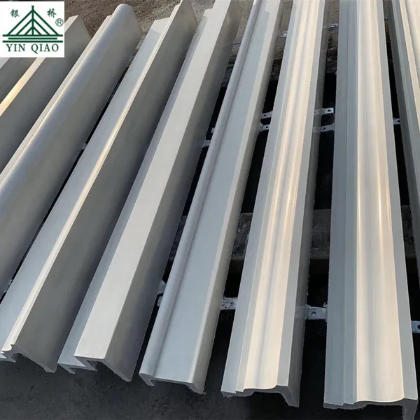 GRC Concrete Eave Window Sill Handrail Cornice Moulding For Exterior Wall Decoration