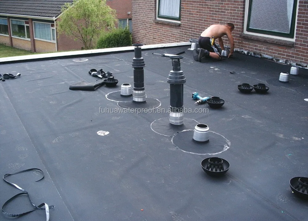EPDM self adhesive roof membrane waterproof membrane with glue