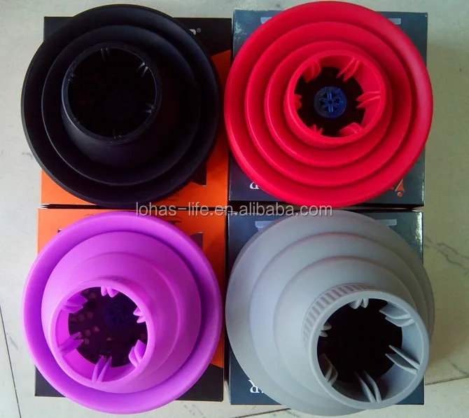 Promotion collapsible diffuser silicone hair diffuser for hair dryer