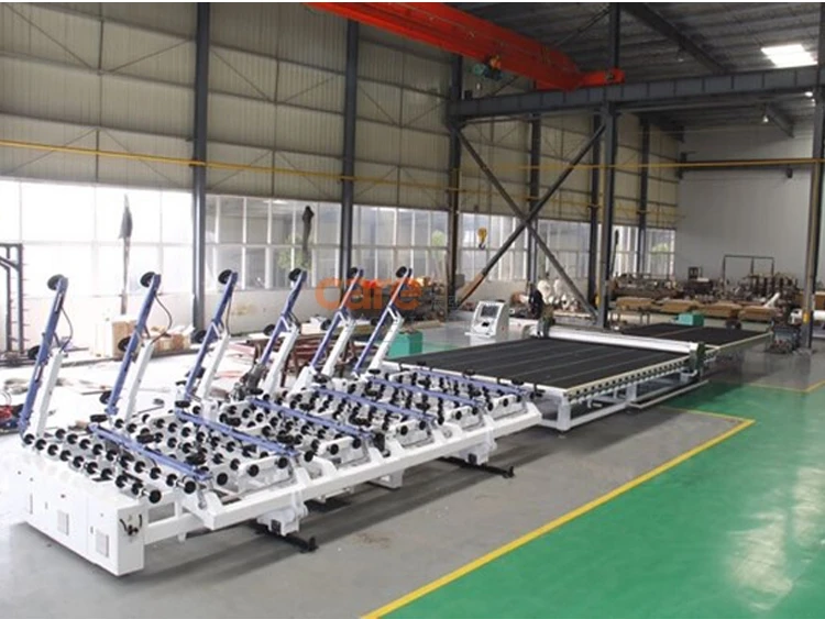 Glass Cutting Labelling Machine Line  Window Glass Making Machine
