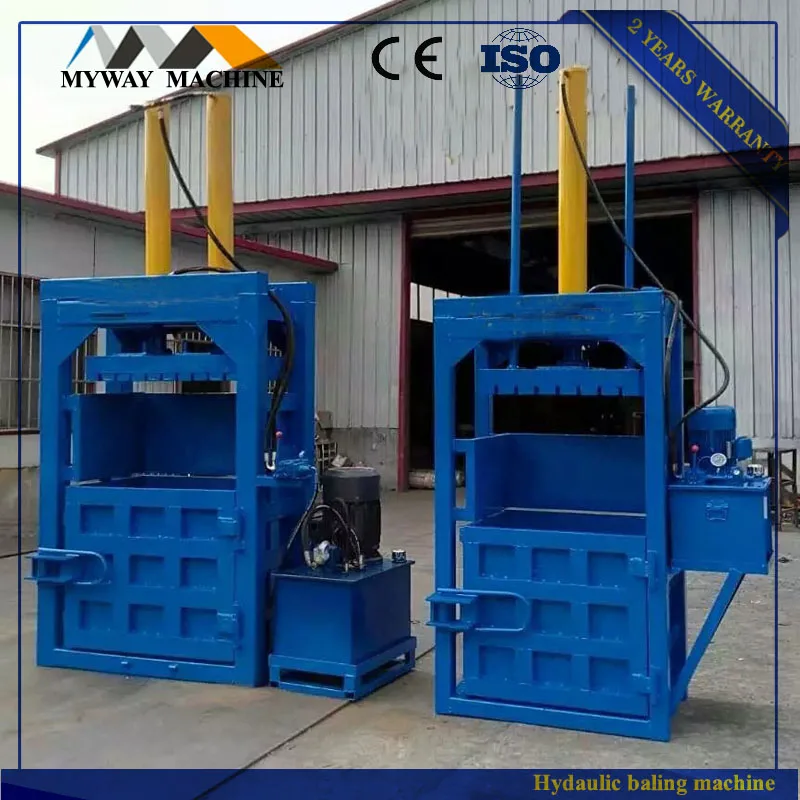 China Hydraulic Baler Machine Waste Cotton Baling Press Machine