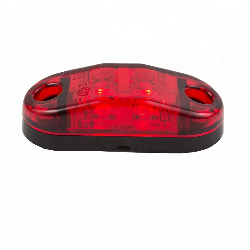 
2.5 Inch Oval 2 Piranha LED Truck Trailer Clearance Lamp Side Marker Lights 