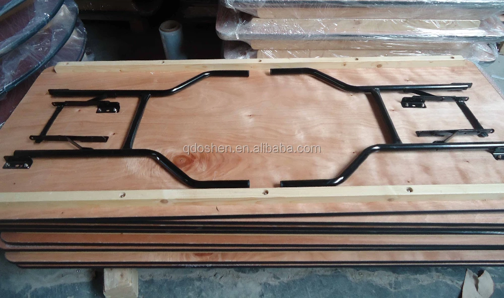 Plywood Wooden Outdoor Folding Table