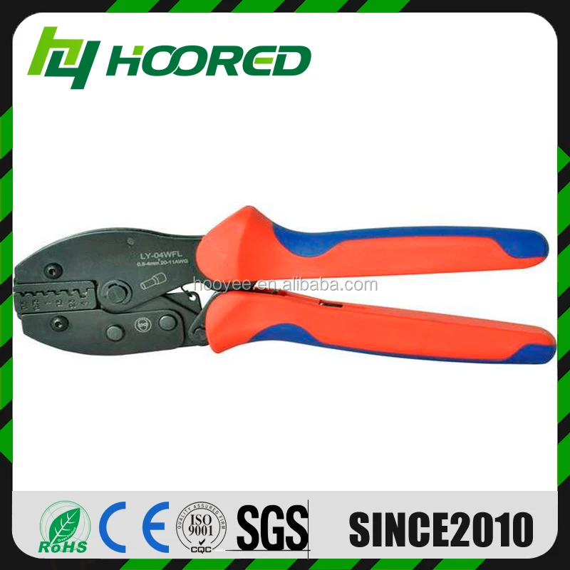 Cable Ferrules Crimp Tool LY-04WFL Ratchet Crimping Tool for crimping end ferrule 0.5-4mm2 cable sleeves crimp toolCable Ferrule