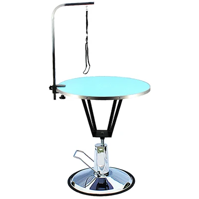 Manufacturer Lifting Adjustable Height Hydraulic Round Dog Grooming Table