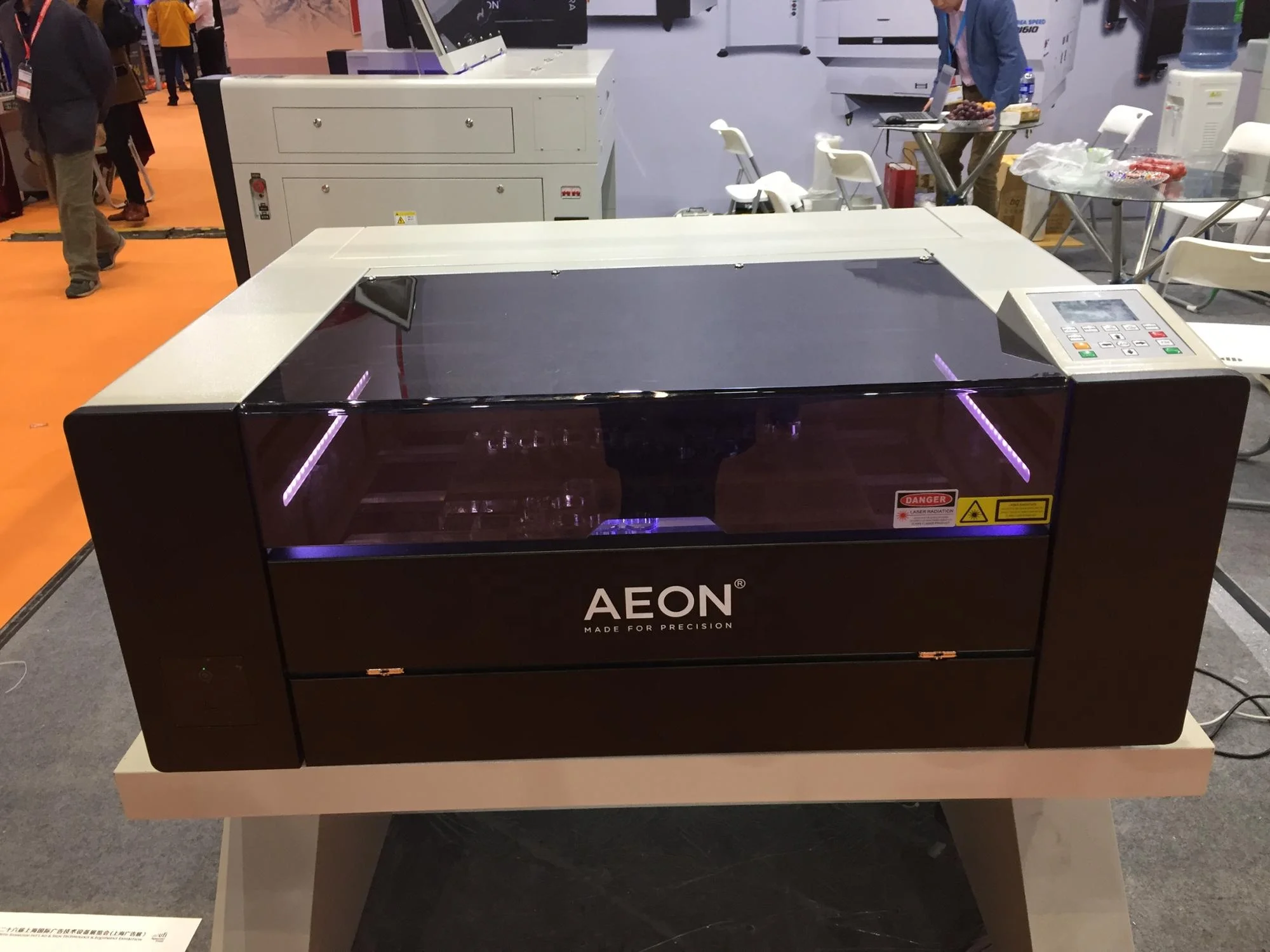 Настольный настольный лазерный опорный стол AEON, встроенный лазерный аппарат, воздушный фильтр для настольного лазера Mira5/7/9, очиститель воздуха