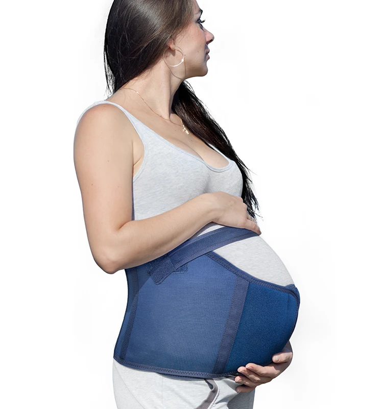 Best Seller Eco-Friendly Loop Fabric Supports Blue Work Support Maternity Belt