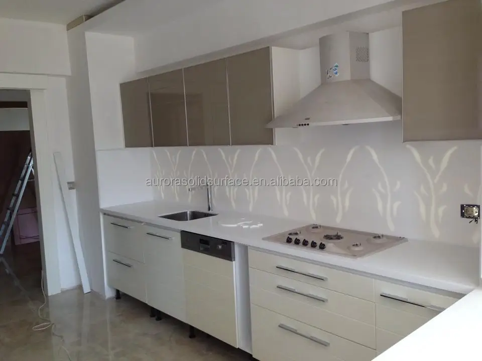 Кварцевая акриловая твердая поверхность ручной работы для плитки, плиты, столешницы, твердая поверхность