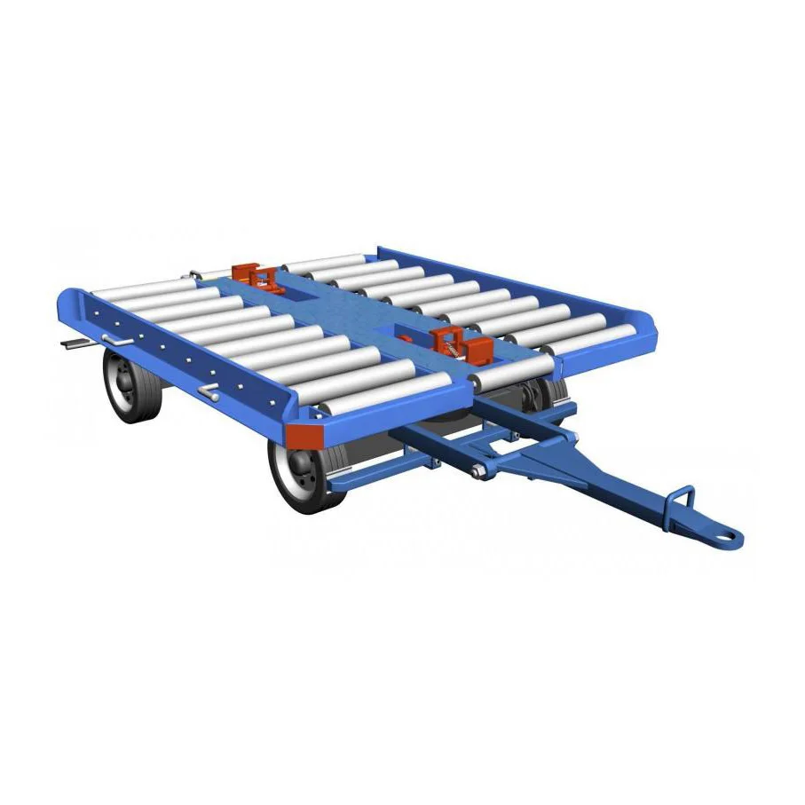 tractor towing dolly/ airport baggage dolly