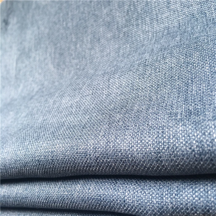 WHOLESALE Good Hand Touching Polyester Double Layer Two-Tone 4-way Stretch Microfiber Waterproof Breathable Melange Fabric