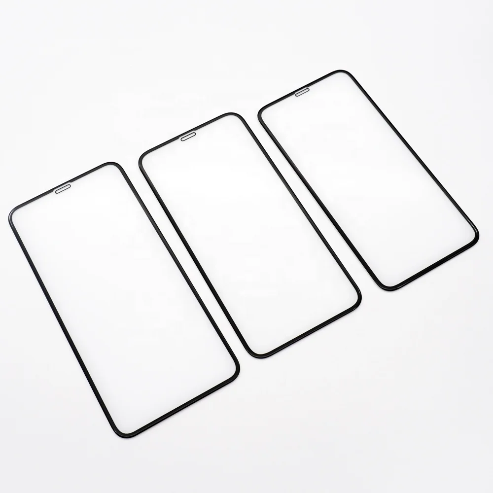 Manufacturers Premium high definition 9H hardness screen protector glass for iphone X/XS/Xs R/Xmax mobile