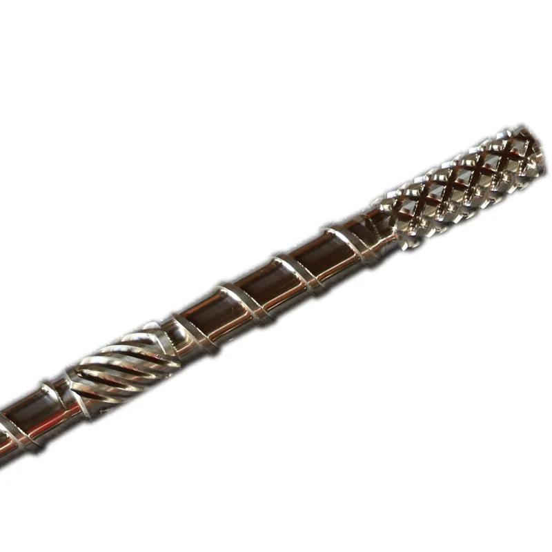 the best venting screw barrel for recycled plastic pelletizing/exhausting screw barrel/plastic & rubber machinery parts