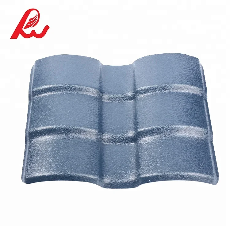 Colorful Plastic Synthetic Resin Roof Tiles / Roof Shingle For Villa