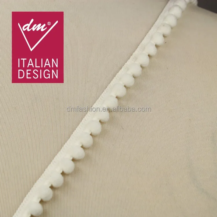 Wholesale Italy design pom pom fringe/pom pom lace/indian pom pom trim