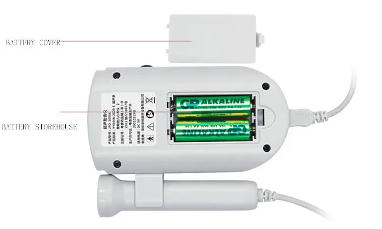 New design portable fetal doppler baby heart rate monitor with CE