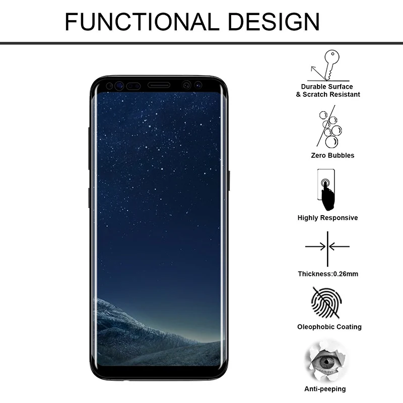 best privacy cell phone gorilla glass screen protector for iphone 8 8plus