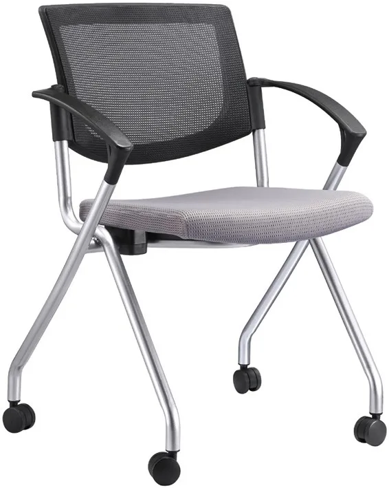 
new style mesh training chair with writing pad and wheels(XYL-1138) 