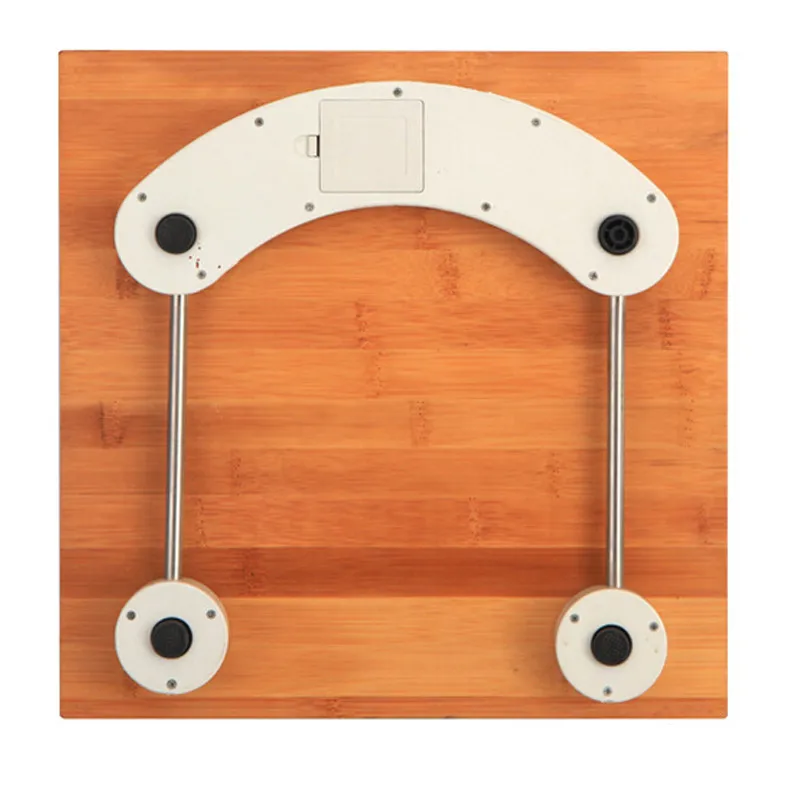 2021 large size wood feel bamboo digital bathroom weighing scale