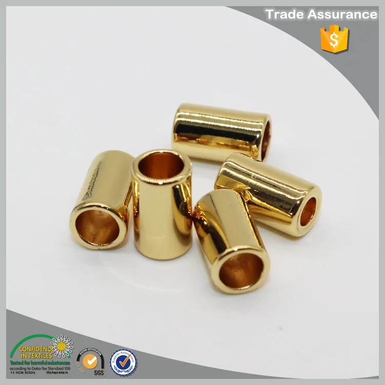 
high-quality golden drawstring cord end for swimwear 