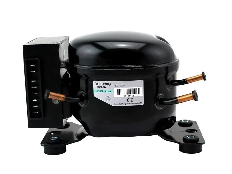 Retekool R600A R134a DC Compressor 12V 48v DC QDZH91G QDZH25G QDZH35G  ZH50G for Car Refrigerator Freezer