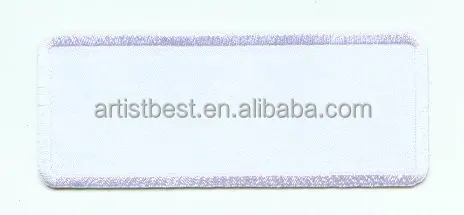 
High Quality Name Blank Back Glue Garment Embroidery Patch 