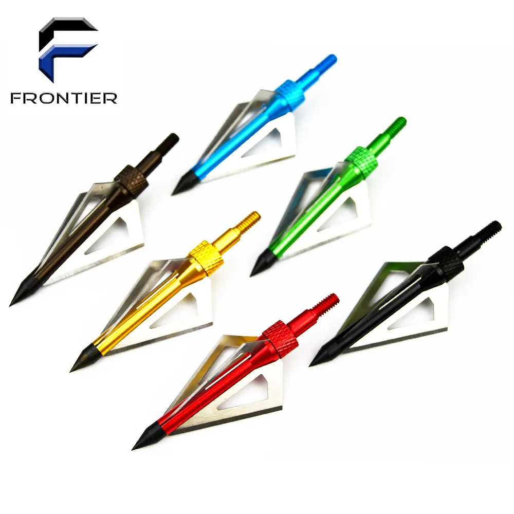 3 Blade Aluminum Fish Hunting Broadhead Arrow Tip