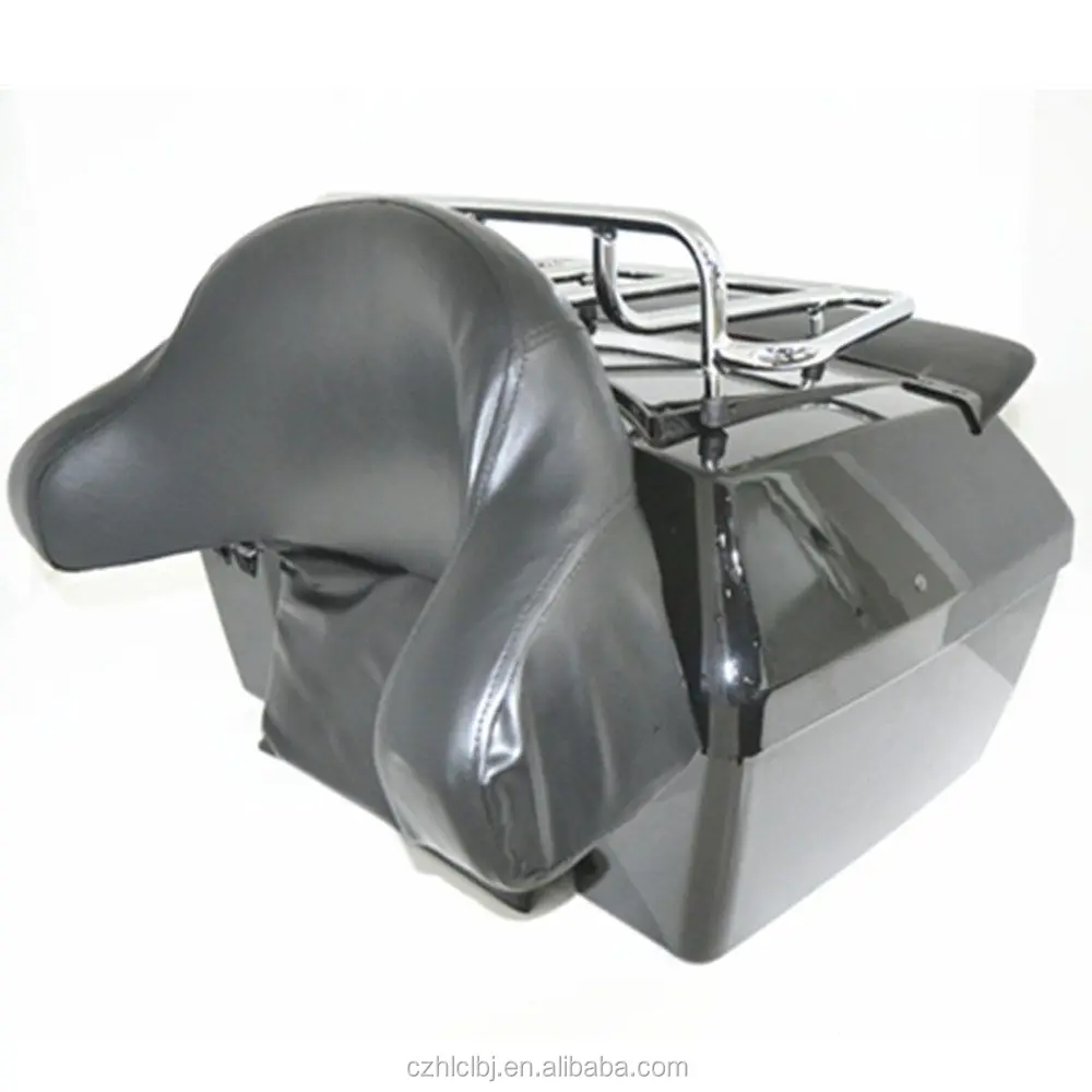 Черный багажник мотоцикла багажник верхняя стойка для Honda Harley Kawasaki