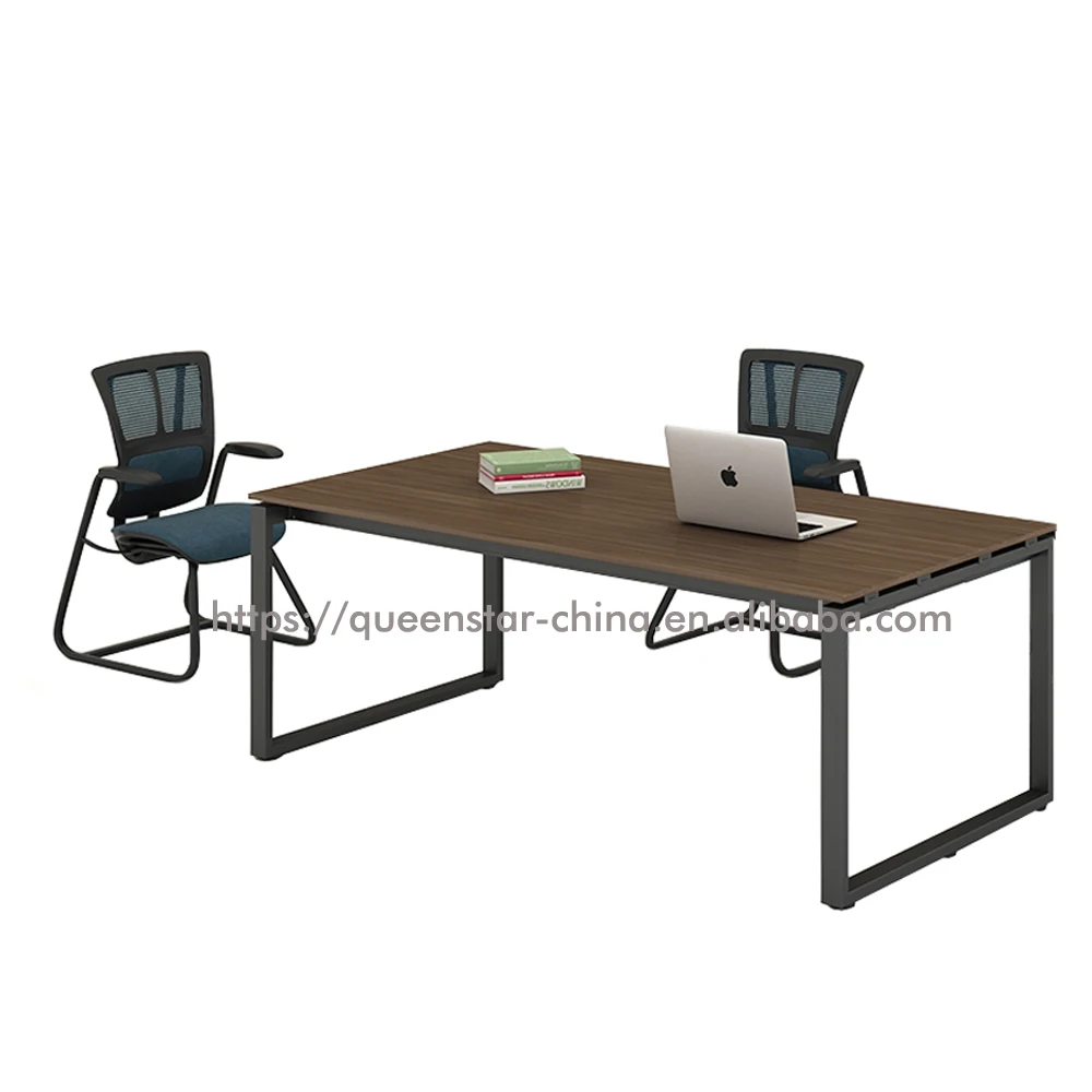 QS-MT-CAE03 luxury meeting table Conference Table with metal frame office desk