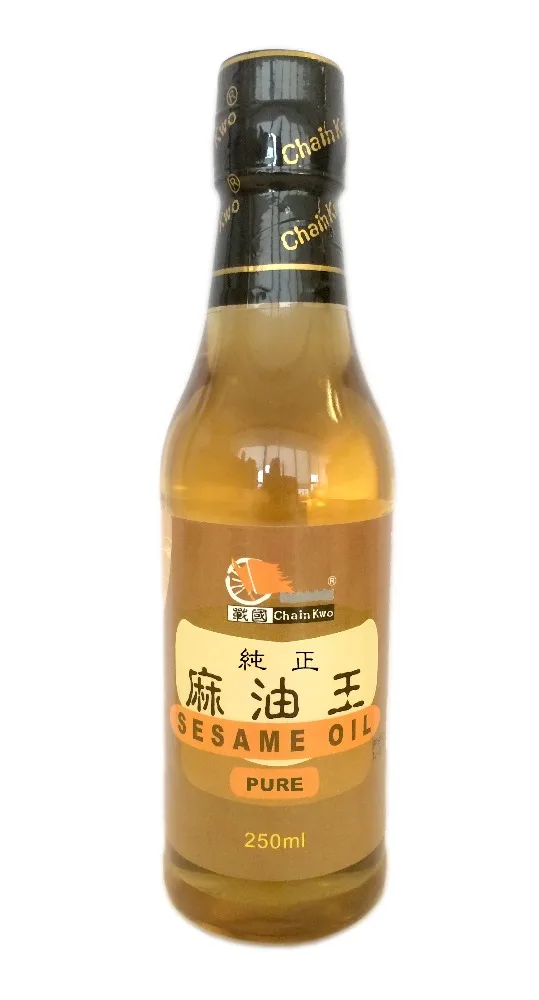 
Natural and 100% pure black sesame oil with 1L PET plastic packing 