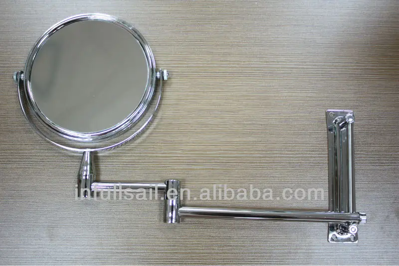 
Movable Mirror,Chrome Framed Silver Bath Mirror,Bath Mirror With Shelves 