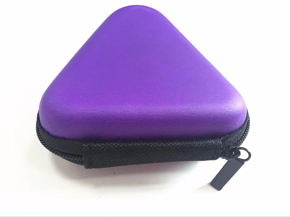 Wholesale Travel Zipper EVA Storage Box Hard Carrying Case Custom Logo Earphone Case