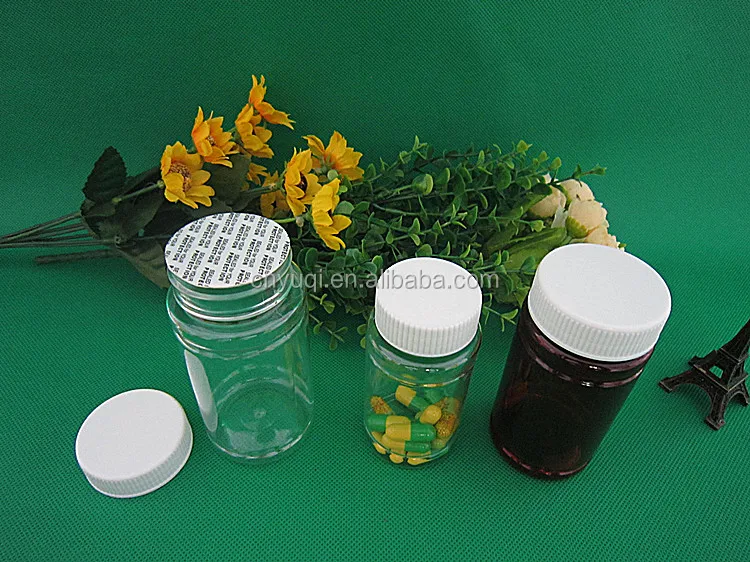 150cc Plastic pill bottles  PET plastic medicine capsule pill bottle with seal