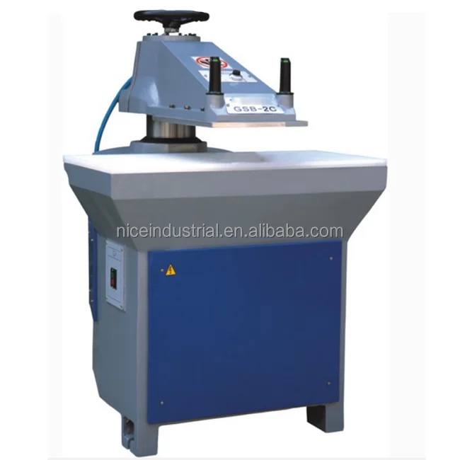 
hydraulic leather swing arm cutting clicker shoe making machine slipper sole die press clicking machine 
