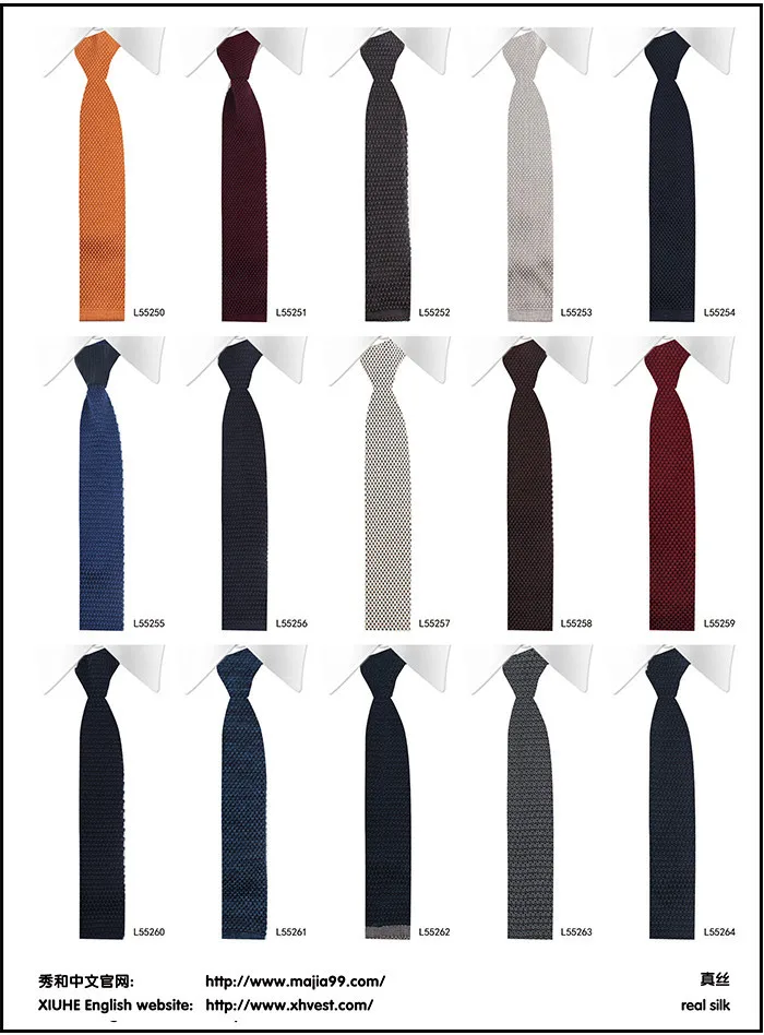 Custom Design Crazy Selling Knitted Neck Ties Quality 100% Silk Kinds Neck Tie Knitted Necktie For Men