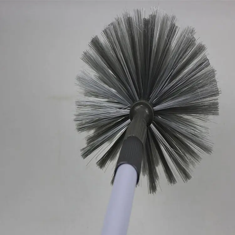 Wholesale Hot Sale Extendable Handle Cobweb Round Cleaning Brush
