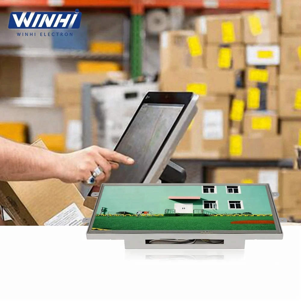 10.1inch lcd monitor restaurant USB SD panel display TV with memory card slot advertising player