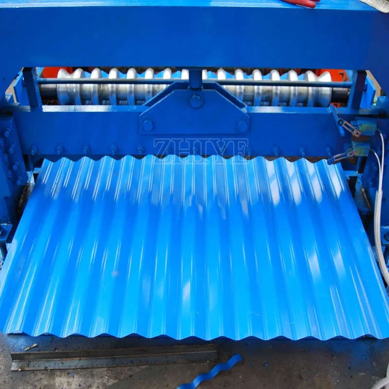 galvanized corrugated roofing sheet making machine steel roofing tile cold forming machine